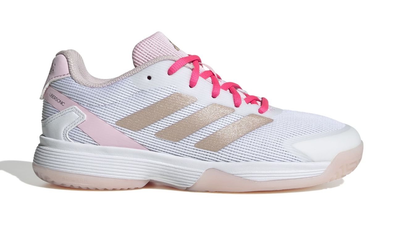 Junior shoes Adidas Ubersonic K - off white/silver metallic